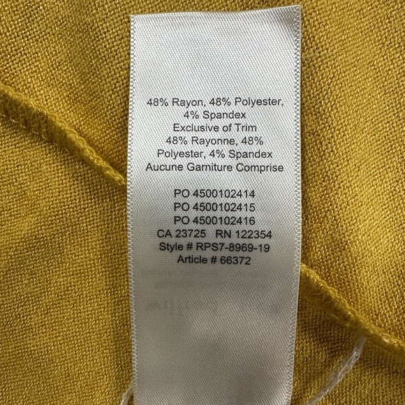 Aritzia Wilfred Free Esther T Shirt Dress *Yellow* Size XXS - Picture 8 of 8